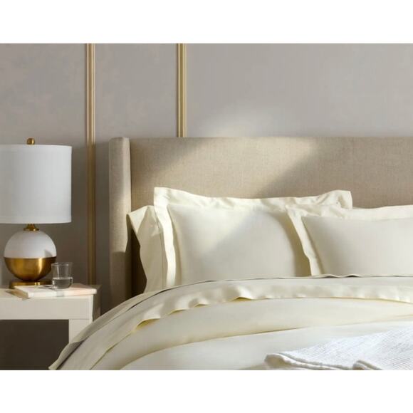 Quince 700 TC Giza Cotton Sateen Euro Sham NWOT - Picture 2 of 3